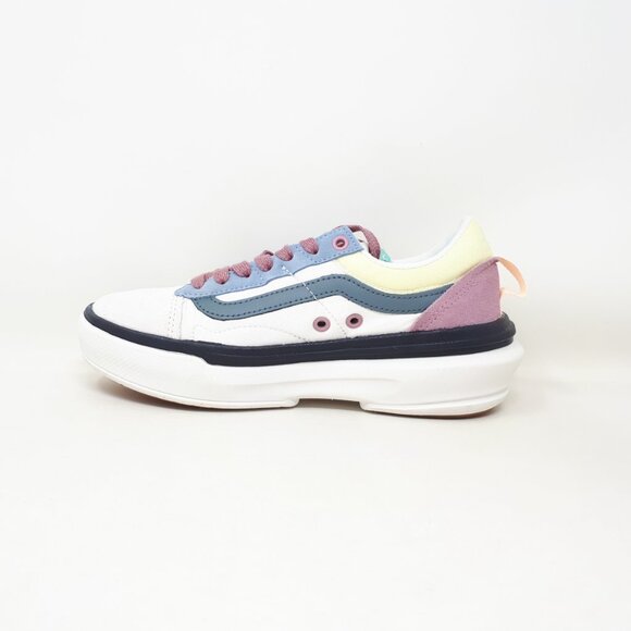 Vans Old Skool Overt CC Stacked Platform Shoe Sneaker Blanc De White Womens 8 US - Picture 2 of 13